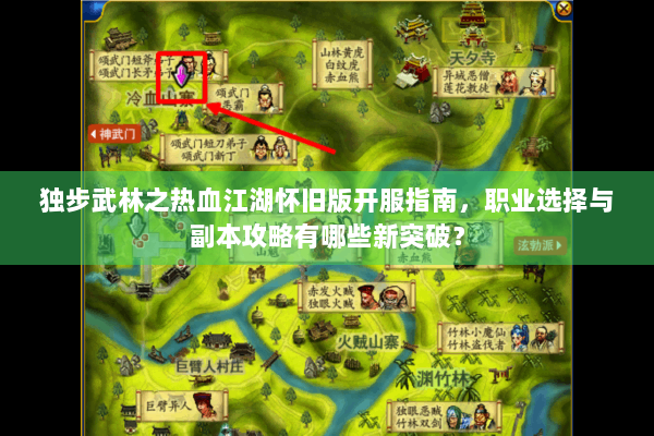 独步武林之热血江湖怀旧版开服指南，职业选择与副本攻略有哪些新突破？