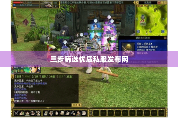 三步筛选优质私服发布网
