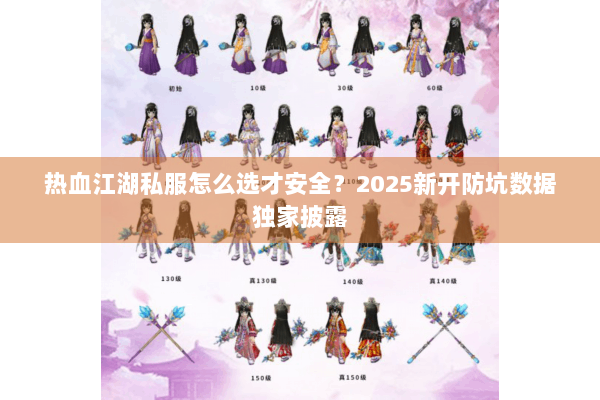 热血江湖私服怎么选才安全？2025新开防坑数据独家披露