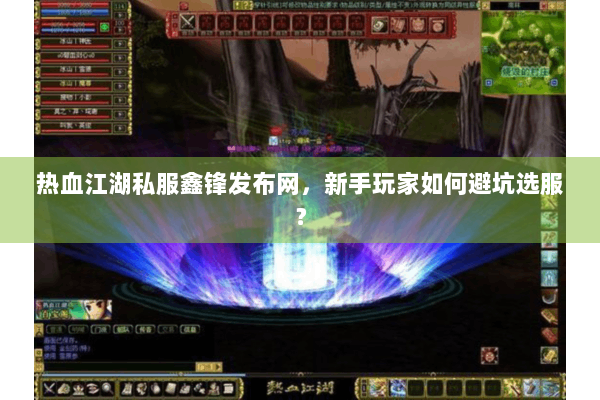 热血江湖私服鑫锋发布网，新手玩家如何避坑选服？