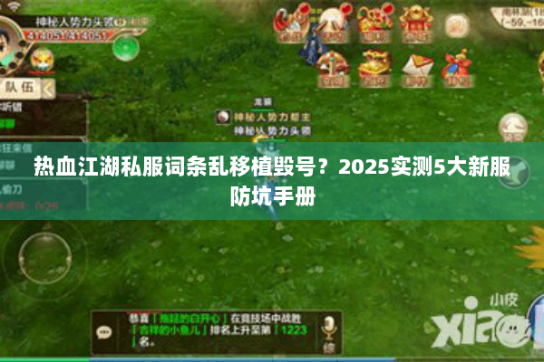 热血江湖私服词条乱移植毁号？2025实测5大新服防坑手册