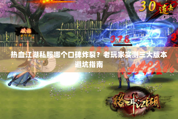 热血江湖私服哪个口碑炸裂？老玩家实测三大版本避坑指南