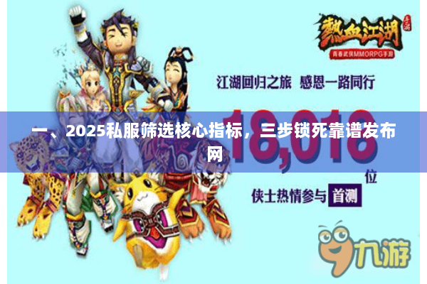 一、2025私服筛选核心指标，三步锁死靠谱发布网
