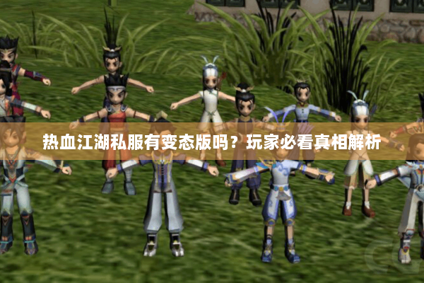 热血江湖私服有变态版吗？玩家必看真相解析