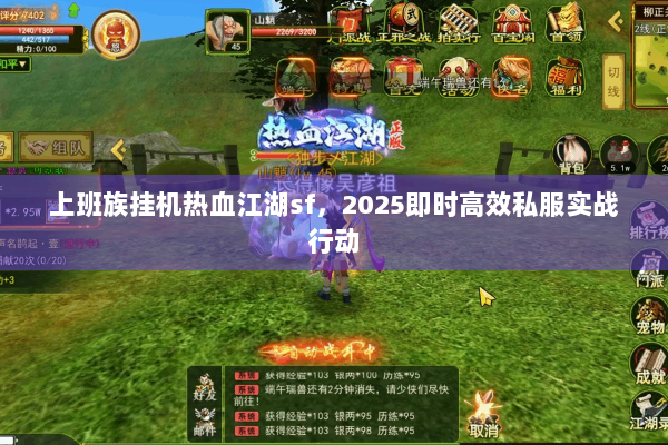 上班族挂机热血江湖sf，2025即时高效私服实战行动