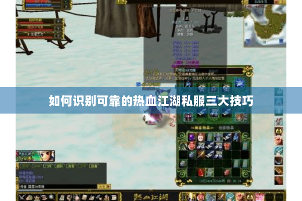 如何识别可靠的热血江湖私服三大技巧