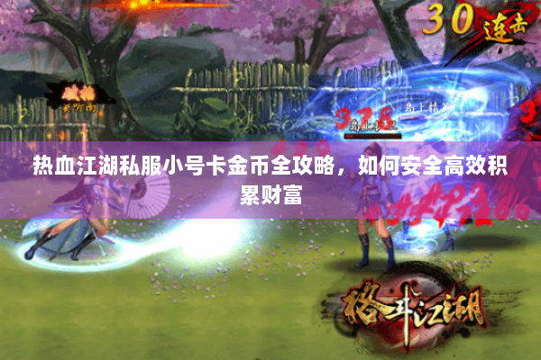 热血江湖私服小号卡金币全攻略，如何安全高效积累财富