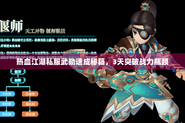 热血江湖私服武勋速成秘籍，3天突破战力瓶颈