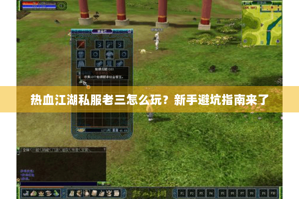热血江湖私服老三怎么玩？新手避坑指南来了