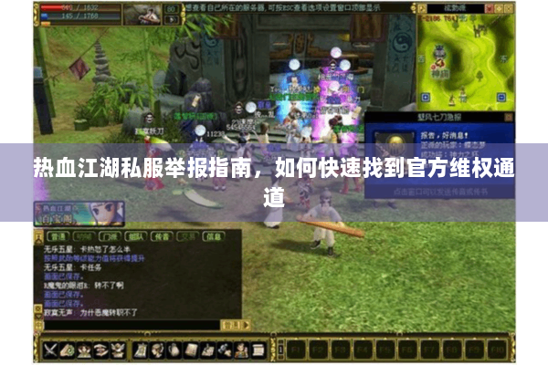 热血江湖私服举报指南，如何快速找到官方维权通道