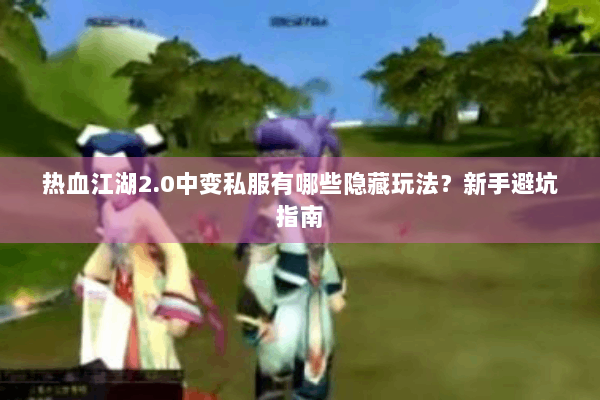 热血江湖2.0中变私服有哪些隐藏玩法？新手避坑指南
