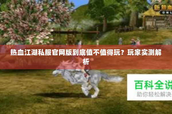 热血江湖私服官网版到底值不值得玩？玩家实测解析