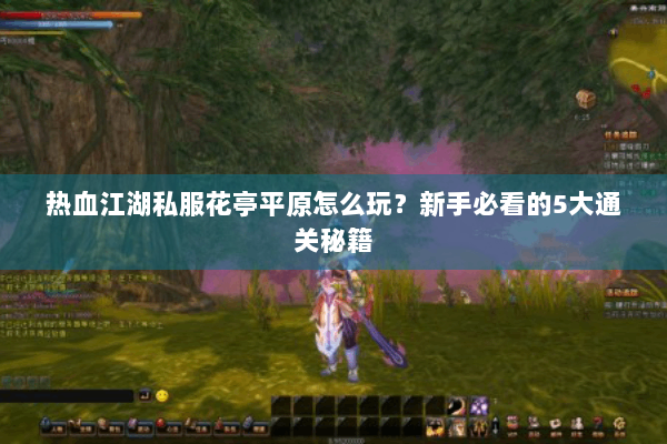 热血江湖私服花亭平原怎么玩？新手必看的5大通关秘籍
