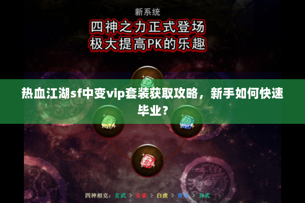 热血江湖sf中变vip套装获取攻略，新手如何快速毕业？