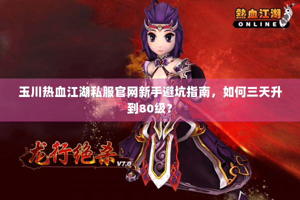 玉川热血江湖私服官网新手避坑指南，如何三天升到80级？