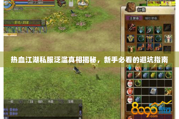 热血江湖私服泛滥真相揭秘，新手必看的避坑指南