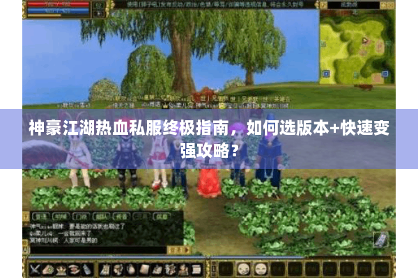 神豪江湖热血私服终极指南，如何选版本+快速变强攻略？