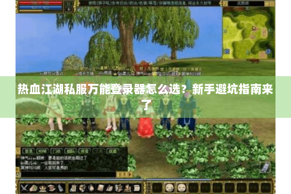 热血江湖私服万能登录器怎么选？新手避坑指南来了