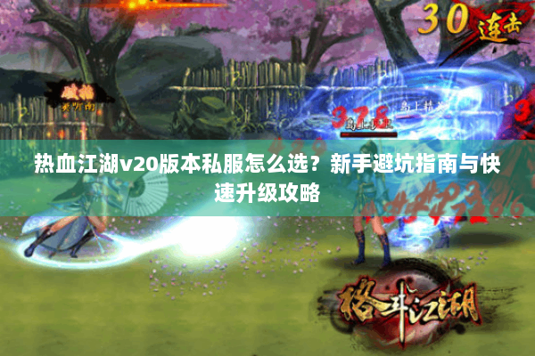 热血江湖v20版本私服怎么选？新手避坑指南与快速升级攻略