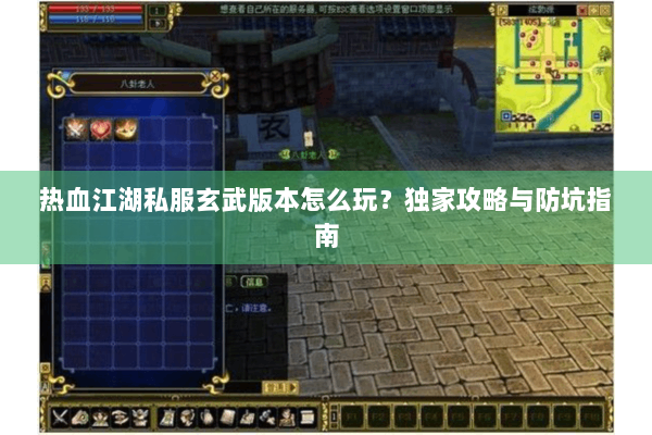 热血江湖私服玄武版本怎么玩？独家攻略与防坑指南