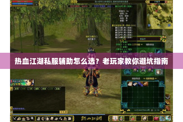 热血江湖私服辅助怎么选？老玩家教你避坑指南