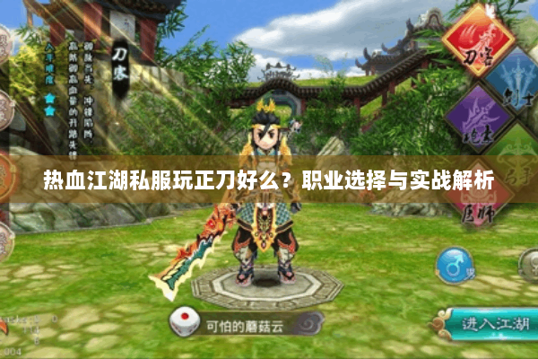 热血江湖私服玩正刀好么？职业选择与实战解析